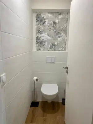 Salle de bains dans l'établissement Blue ocean