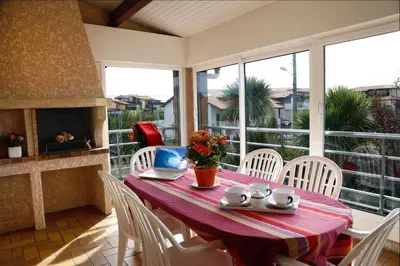 Balcon ou terrasse dans l'établissement Résidence d'Aquitaine