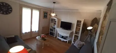 Télévision ou salle de divertissement dans l'établissement Maison Parentis en Born 6-8 personnes-L'échappée landaise