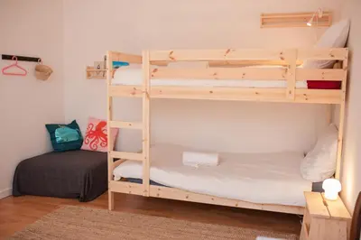 Un ou plusieurs lits dans un hébergement de l'établissement Duplex familial proche plage et commerces