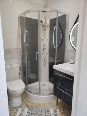 Salle de bains dans l'établissement Studio de charme indépendant