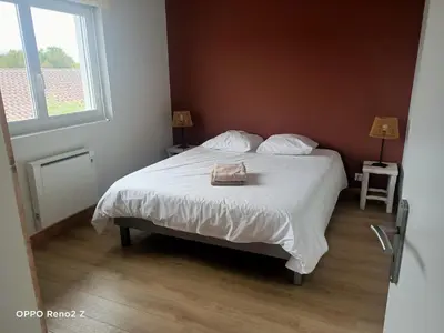 Un ou plusieurs lits dans un hébergement de l'établissement Logement la Teste de Buch