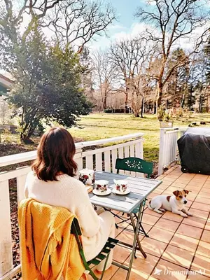 Jardin de l'établissement Le Hameau Secret