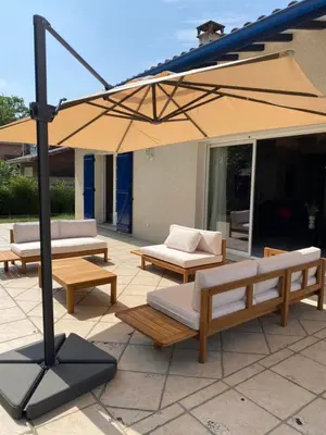Terrasse ou espace extérieur de l'établissement Villa à la Plage