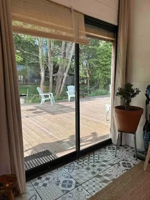 Plan de l'établissement Cosy Cabane Boise solaire, Balneo bath et toilette seche a la Ferme
