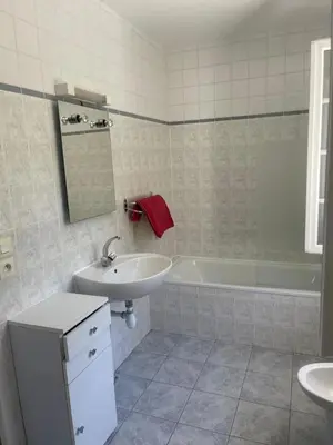 Salle de bains dans l'établissement Bruyeres