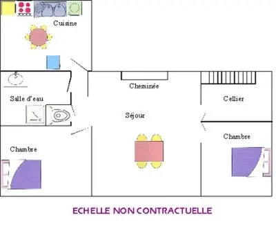 Plan de l'établissement Les tuileries