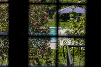 Jardin de l'établissement Gite des granges