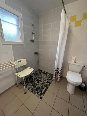 Salle de bains dans l'établissement Tursan