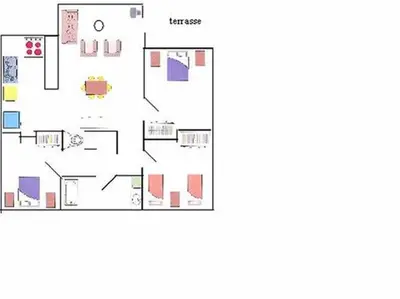 Plan de l'établissement Albret