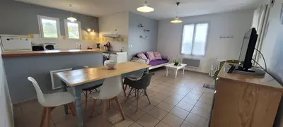 Cuisine ou kitchenette dans l'établissement Orthe