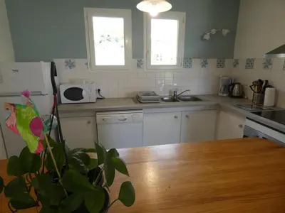 Cuisine ou kitchenette dans l'établissement Maremne