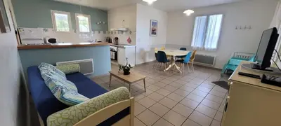 Cuisine ou kitchenette dans l'établissement Maremne