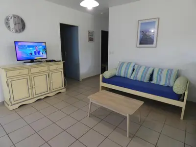 Coin salon dans l'établissement Maremne