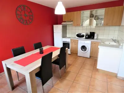 Cuisine ou kitchenette dans l'établissement A noust