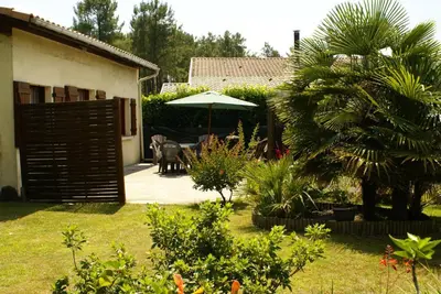 Jardin de l'établissement Gite des pignons