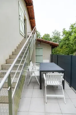 Balcon ou terrasse dans l'établissement La maison de grand-pere, appt cote lac