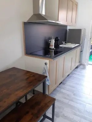 Cuisine ou kitchenette dans l'établissement Studio avec mezzanine