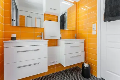 Salle de bains dans l'établissement villa 26 PAX Bassin Arcachon