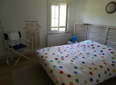 Un ou plusieurs lits dans un hébergement de l'établissement Maison La Basco-Landaise
