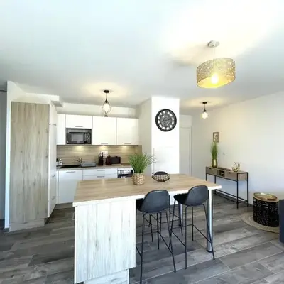 Appartement moderne T2 pour 4 pers. près de la plage avec parking à Vieux-Boucau - FR-1-379-166