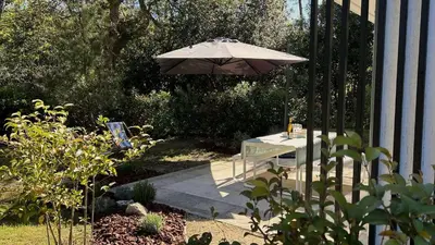 Jardin de l'établissement Barranx - Hossegor appartement pour 4 personnes dans le centre ville