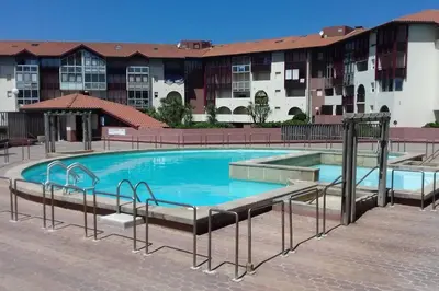 Piscine de l'établissement Hossegor Appartement T2 cabine - Superbe Vue Océan ou située à proximité