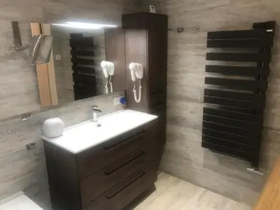 Salle de bains dans l'établissement Le 7