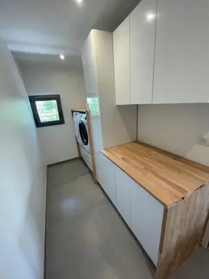 Cuisine ou kitchenette dans l'établissement Villa Manita