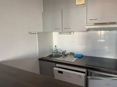 Cuisine ou kitchenette dans l'établissement residence les rives marines bassin d arcachon