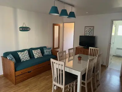 Coin salon dans l'établissement Patrimoine et immobilier Villas du Lac