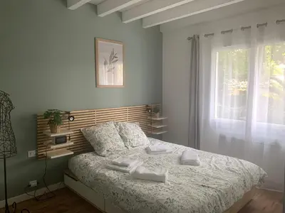 Un ou plusieurs lits dans un hébergement de l'établissement Villa 