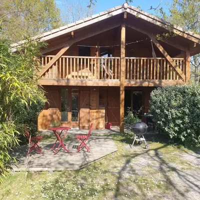 Jardin de l'établissement Chalet Bassin d'Arcachon