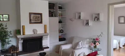 Coin salon dans l'établissement Maison la teste centre
