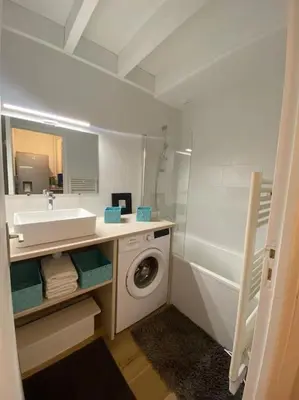Salle de bains dans l'établissement - Appartement Cauris -
