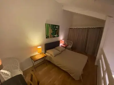 Un ou plusieurs lits dans un hébergement de l'établissement - Appartement Cauris -