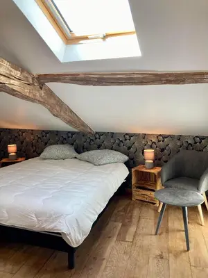 Un ou plusieurs lits dans un hébergement de l'établissement Le Domaine de Darracq