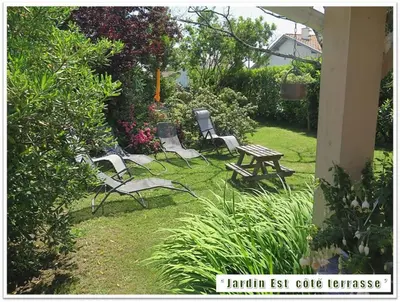 Jardin de l'établissement Villa de charme 