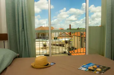 Balcon ou terrasse dans l'établissement Résidence Goélia Les Jardins de l'Oyat