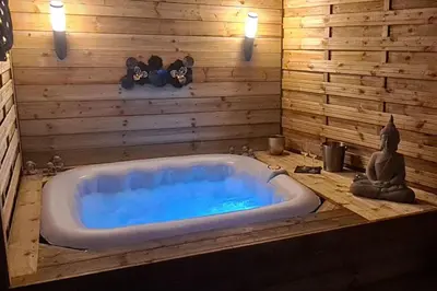 Plan de l'établissement Chalet avec Jacuzzi