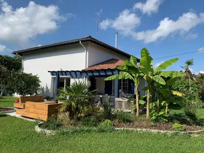 Jardin de l'établissement La Kasa Poza