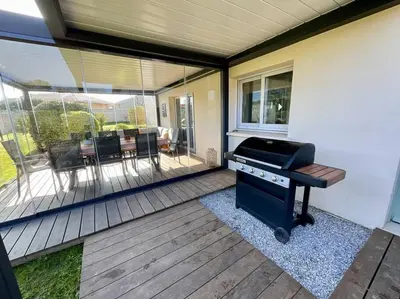 Balcon ou terrasse dans l'établissement La Villa Louca - Charme, Soleil & Détente aux Portes des Landes