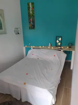 Un ou plusieurs lits dans un hébergement de l'établissement Maisonnette