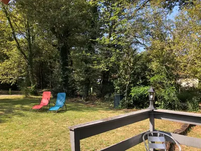Jardin de l'établissement La petite maison au chêne