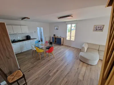 Cuisine ou kitchenette dans l'établissement Super emplacement duplex climatisé