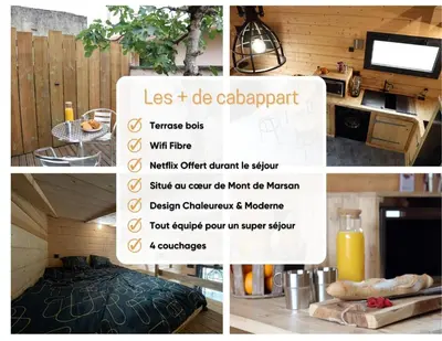 Cuisine ou kitchenette dans l'établissement Cab-Appart Mont de Marsan