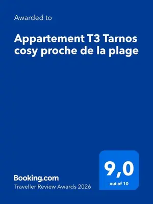 Certificat, récompense, panneau ou autre document affiché dans l'établissement Appartement T3 Tarnos cosy proche de la plage