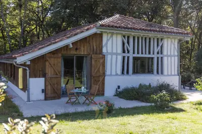 Jardin de l'établissement Gite et Spa La Bougerie