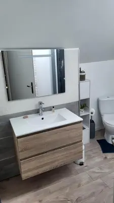 Salle de bains dans l'établissement PROMISE' LANDES