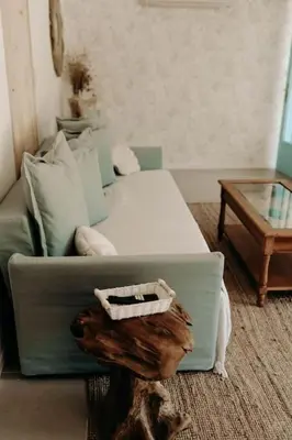 Coin salon dans l'établissement !Villa 4*MiMiZaN/Piscine chauffée/Wifi/Plage à 5mn/Clim